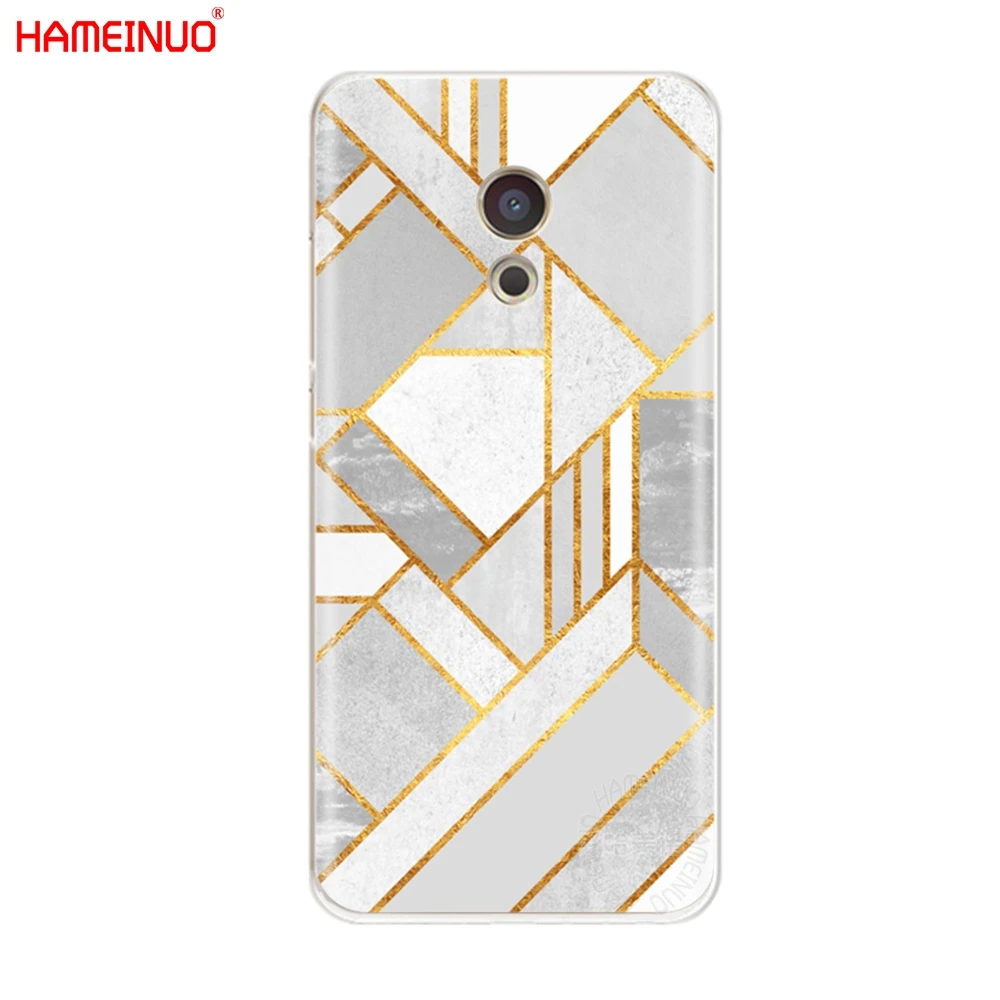 HAMEINUO мраморная линия геометрический Графический чехол для Meizu M6 M5 M5S M2 M3 M3S MX4 MX5 MX6