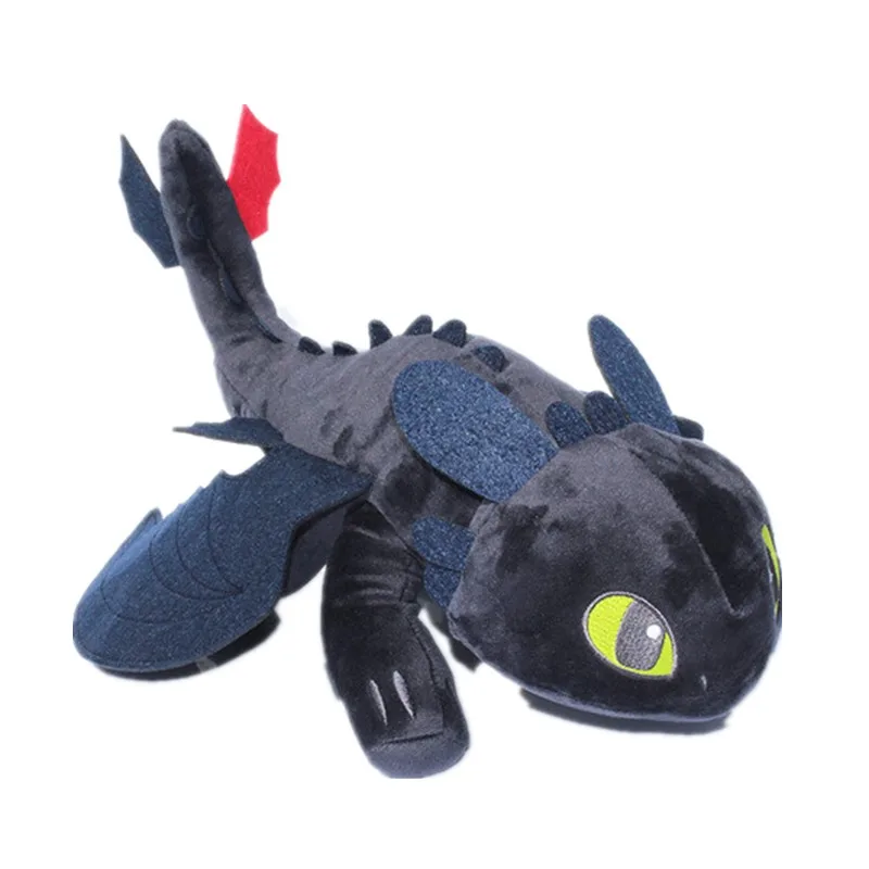 Как приручить дракона 3 NIGHT FURY плюшевый игрушечный " Беззубик кукла игрушка мягкие животные мультфильм подарок для детей кукла 23 см
