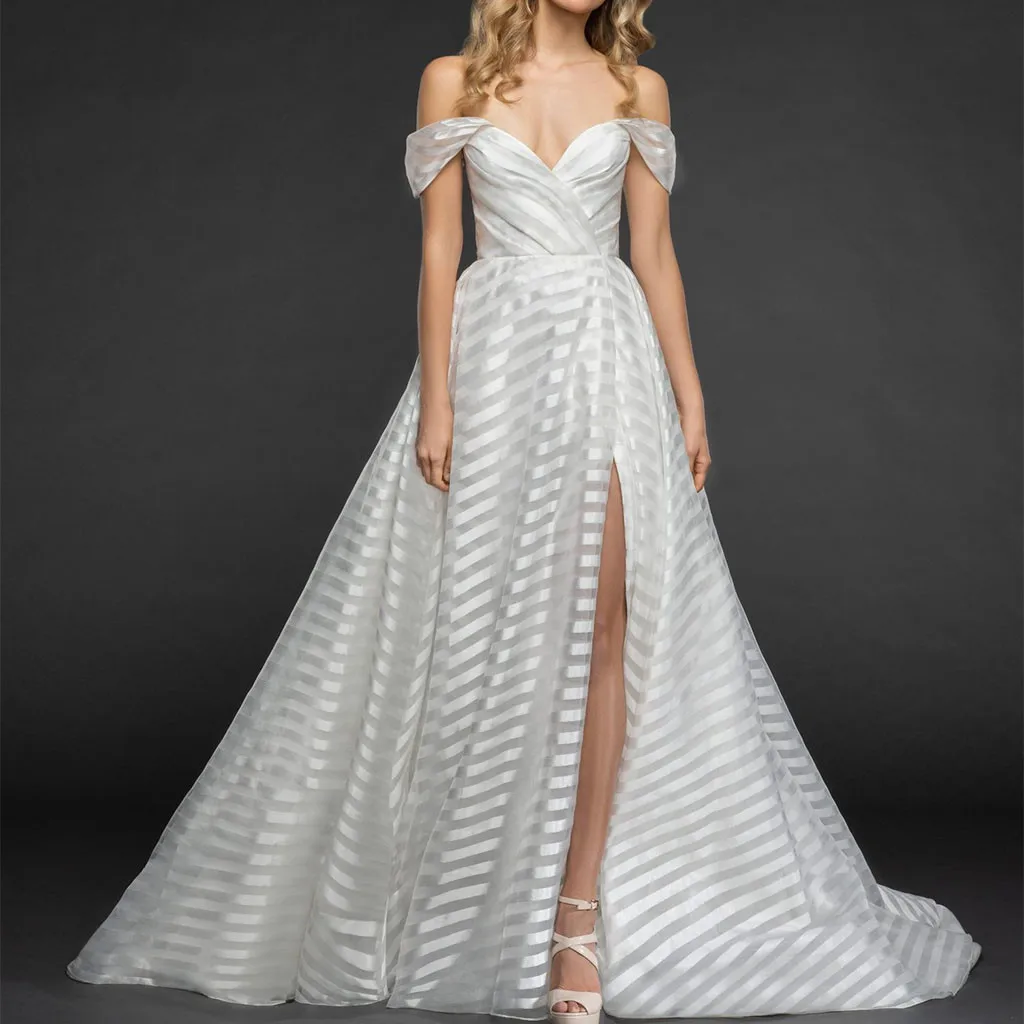 

vestidos Women's Dress Summer Sexy Off Shoulder Solid Casual Dress Party Long Dress 2019 robe femme
