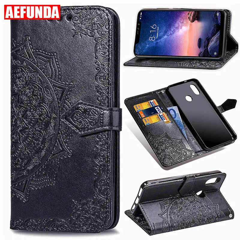 

Mandala Flip Wallet Case For Xiaomi Mi 8 A2 Lite 9 Redmi 6A Pocophone F1 Note 5 Plus 6 Pro 7 Case PU Leather Book Open Holster