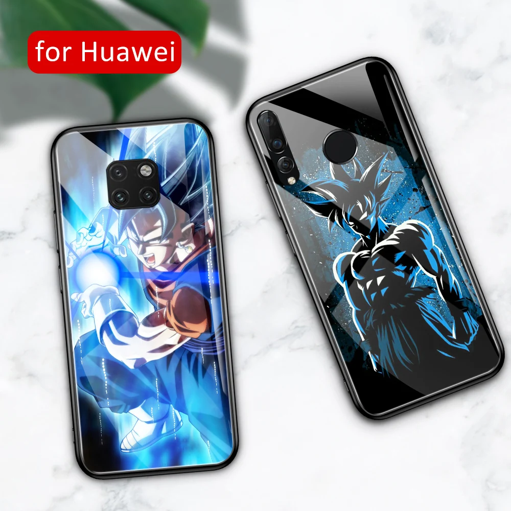 Стеклянный чехол для Huawei mate 20 pro nova 3e Goku Модный 9 10 20x lite RS Nova 3 3i 4 4e Y9 2019 | Мобильные