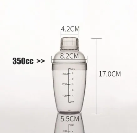Пластиковый шейкер для коктейлей виски 350 мл/530 мл/700 мл/1000 мл винные напитки Миксер для вина шейкер для напитков миксер барная посуда бытовые барные инструменты