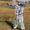 3D Snow Bionic Camouflage Ghillie Suits Winter Hunting Clothing Sniper Archery Snow White Camouflage Suit ► Photo 2/5