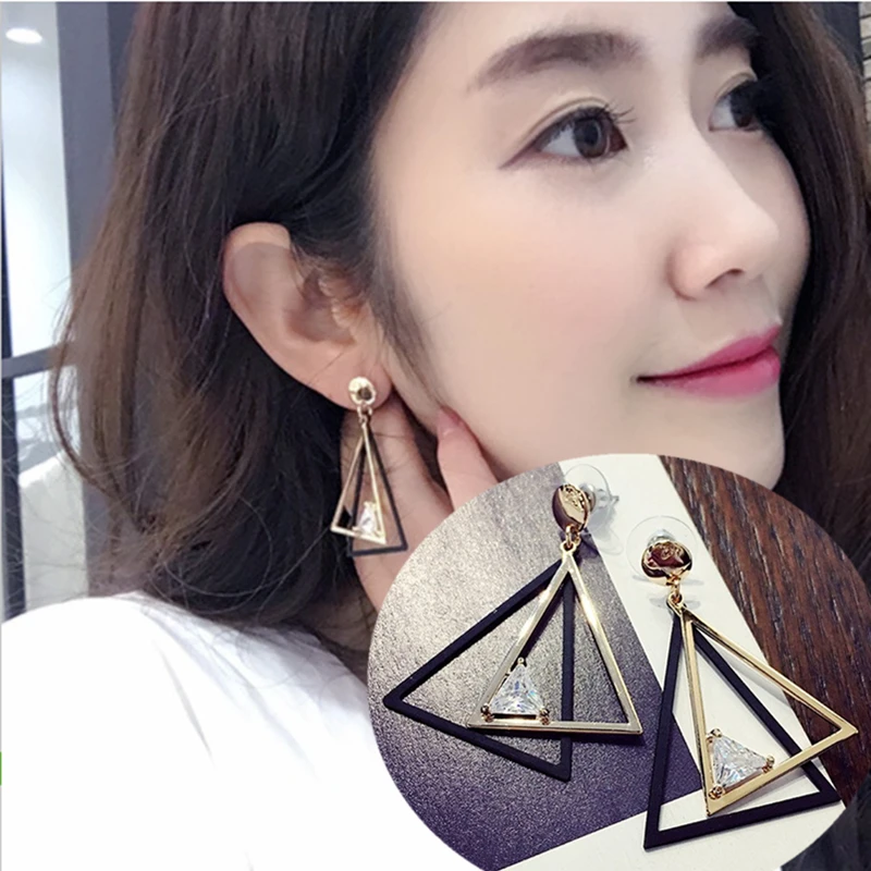 2019 женские модные простые металлические серьги с шариками Bijoux геометрические из