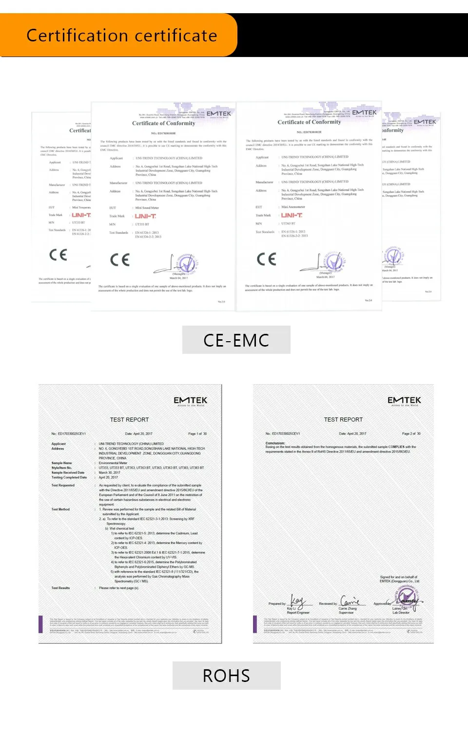 UNI-T UT333BT UT353BT UT363BT UT383BT цифровой измеритель влажности мини-анемометр светильник Люкс Цифровой измеритель звука