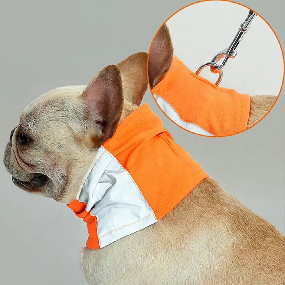 Высококачественный безопасный треугольный шарф для собак Тедди золотистый ретривер отражающий шарф для питомцев ошейник для щенков