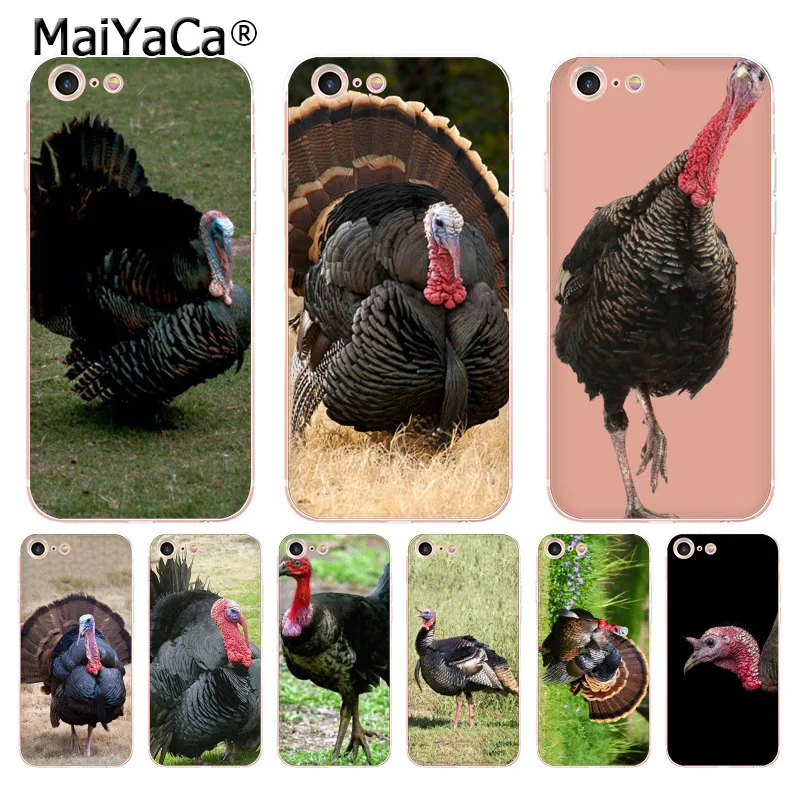 Мягкий ТПУ чехол MaiYaCa wild turkey thumb для iPhone 8 7 6 6S Plus X 5 5S SE 11pro max | Мобильные телефоны и
