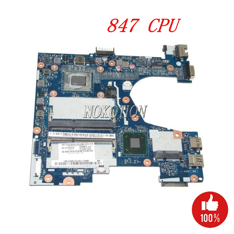 NOKOTION la-8943p NBSH711001 для acer c7 chromebook c710 материнская плата ноутбука 847 CPU NM70 gma hd ddr3