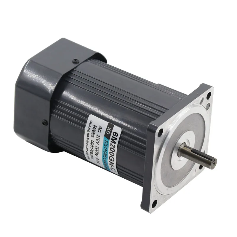 6M200GN-C 220V 200W 0.6A speed AC High speed motor Adjustable speed, direction with speed governor
