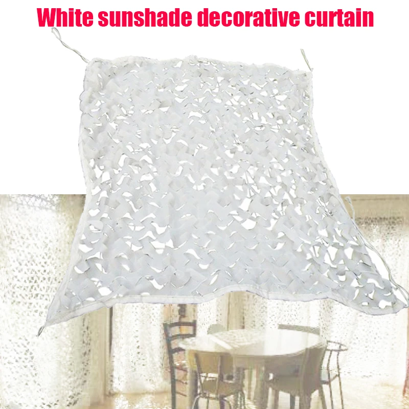 2X3 3X4 2X6 متر سنو وايت كامو صافي الجيش في الهواء الطلق التخييم شبكة شبكية حديقة حفل زفاف الديكور شرفة الشمس المأوى صافي