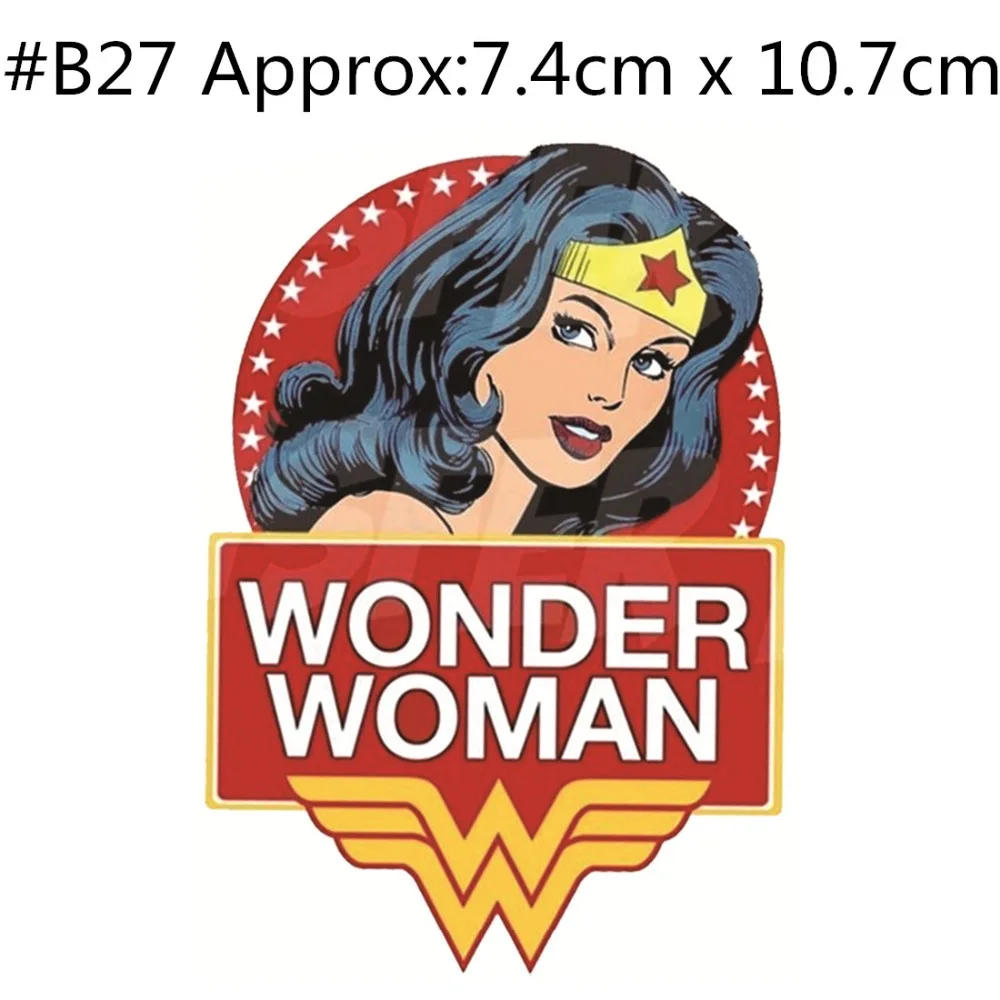 

Beautiful Super Wonder Woman Stars iron on transfers (NOT FABRIC)