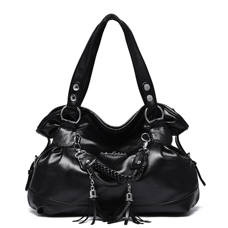 Driga, модные дизайнерские женские сумки, женские Сумки из искусственной кожи, сумки, женские портативные сумки через плечо, офисные женские сумки - Цвет: Черный