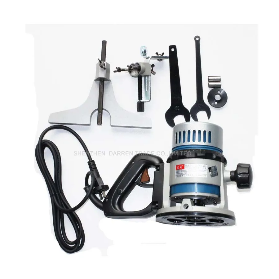 

4pc 12.7mm wood router 1050w 0.5 inch wood trimmer electric carving tool 220v flat edge trimmer Wood engraving machine