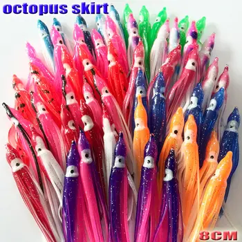 

2020new fishing sotf octopus skirtsA4 ,A13 A31 A9 A11 A23 A25 A28 total 1000pcs length is 8CM