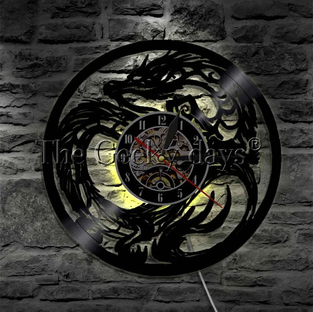 Светодиодный светильник Dungeon Master Dragon настенный в стиле боевых искусств виде