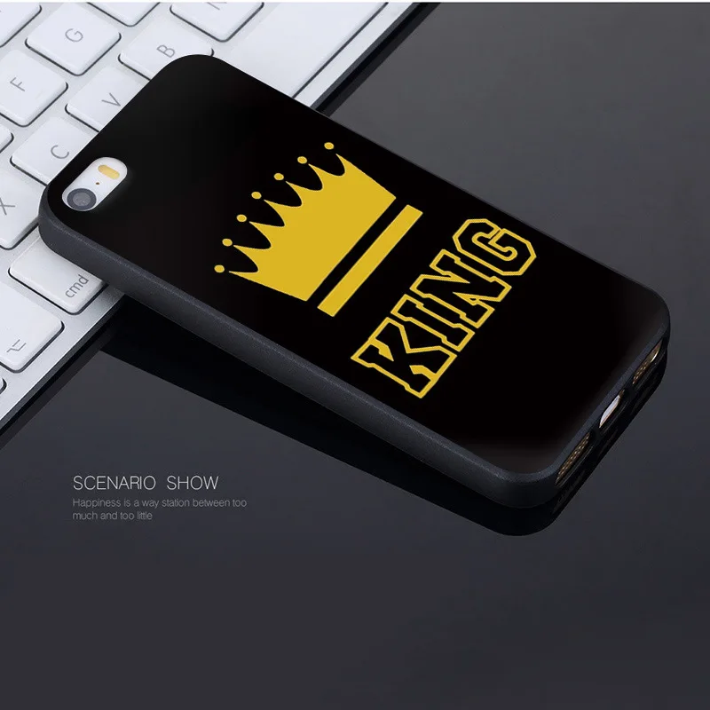 MaiYaCa Queen crown king PRINCESS classic print Phone Accessories Case for Apple iPhone 8 7 6 6S Plus X 5 5S SE 5C Cellphones MaiYaCa Queen crown king PRINCESS classic print Phone Accessories Case for Apple iPhone 8 7 6 6S Plus X 5 5S SE 5C Cellphones