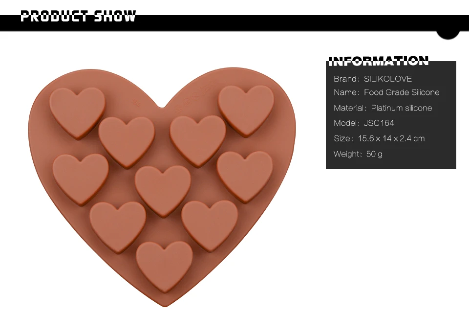 SILIKOLOVE силиконовая форма для шоколада, форма для выпечки, сердце, силиконовая форма для выпечки, оборудование для выпечки, форма для пудинга и желе, форма для мыла, форма для хлеба, конфет