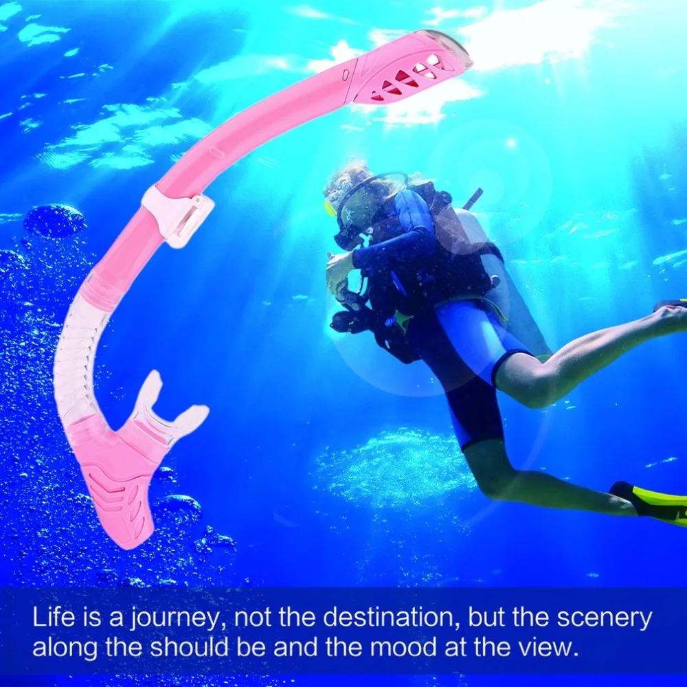New 198 Full Dry Snorkel Breathing Tube For Diving Snorkeling Swimming