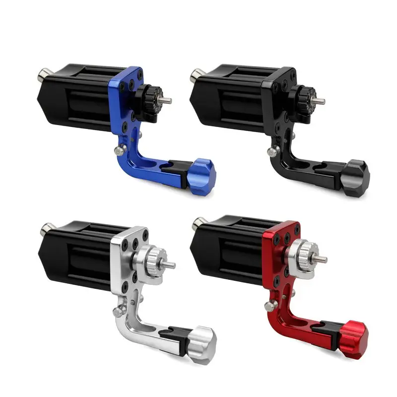 Hot item Aluminium Alloy Rotary Tattoo Machine Liner Shader CNC Carved High-Speed Motor Adopt RCA And Hook Line Technolog | Красота и