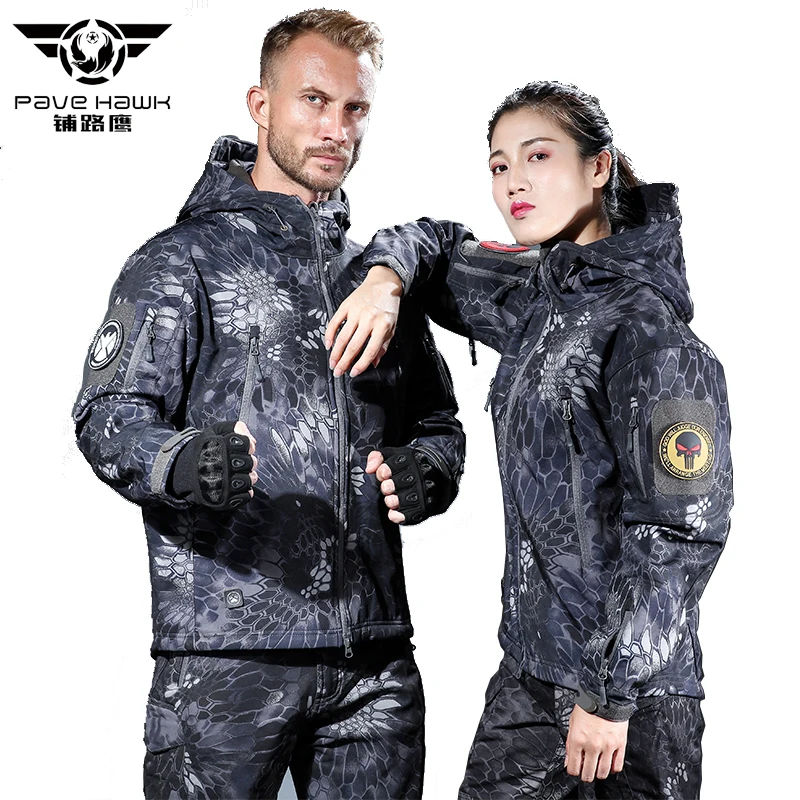 Billig Winter Weiche Shell Camouflage windjacke militärische taktische jacke Männer Taktische jacke männer Wasserdichte Armee Fleece frauen Kleidung