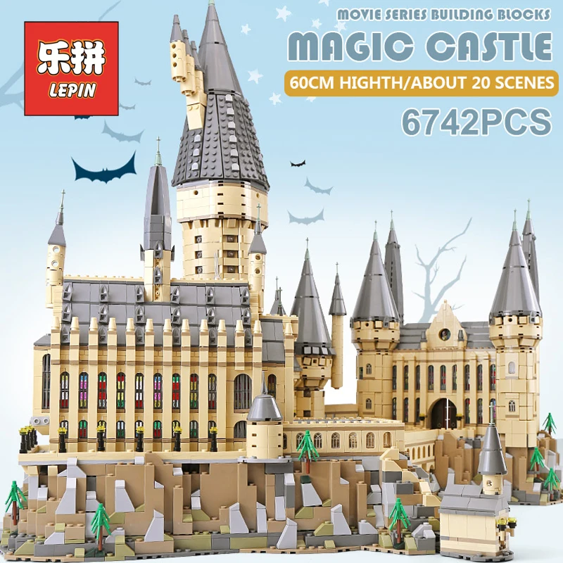 

Lepin 16060 Harry Movie Potter Hogwarts Magic Castle Model Set Legoinglys Building Blocks 71043 Bricks Educational Children Toys