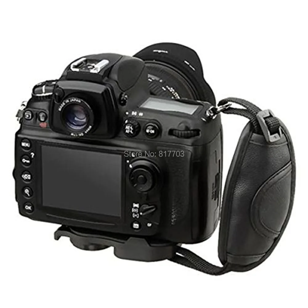 Universal DSLR Camera Leather Hand Strap Grip For Canon 5D Mark II 650D 550D 70D For NIKON D7000 D5200 D5100 Brand High Quality