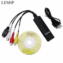 USB 2,0 конвертер для карт видеозахвата, адаптер для ПК, ТВ, аудио, DVD DVR VHS для окна 2000 для XP для Vista для Win 7