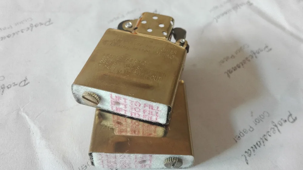 

High quality brand kerosene lighter gold cigarette lighter inside the tank