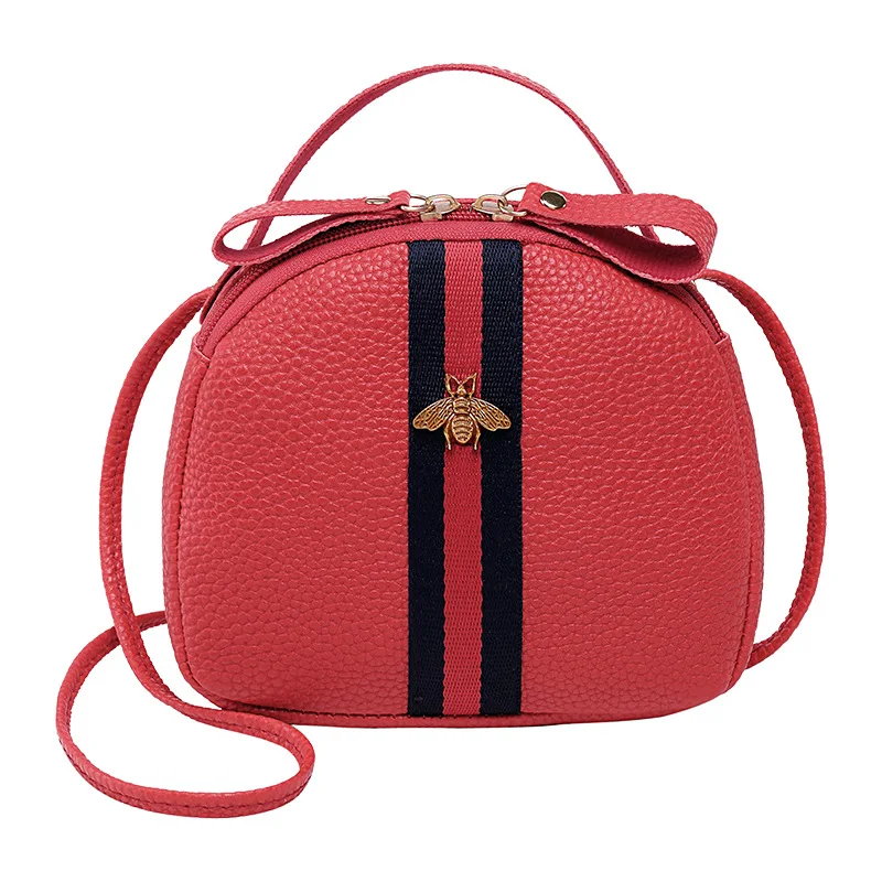 

2019 Shoulder Crossbody Bags For Women Leather PU Handbags Women Bags Designer Bee Summer Small Ladies Hand Bags Messenger Bag