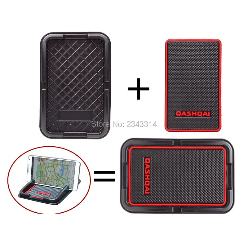 

For 2007 to 2015 2016 Nissan Qashqai J11 Phone Holder Slip-resistant Pad Car Anti-skid Pad Anti Slip Mat Car Styling Accessories