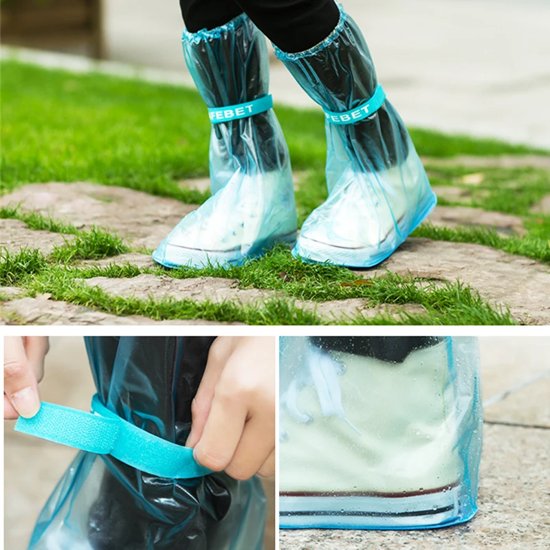 EID/2 пары многоразовых ботинок для женщин/мужчин/детей; толстые водонепроницаемые сапоги; резиновые сапоги на плоской нескользящей подошве; аксессуары для обуви