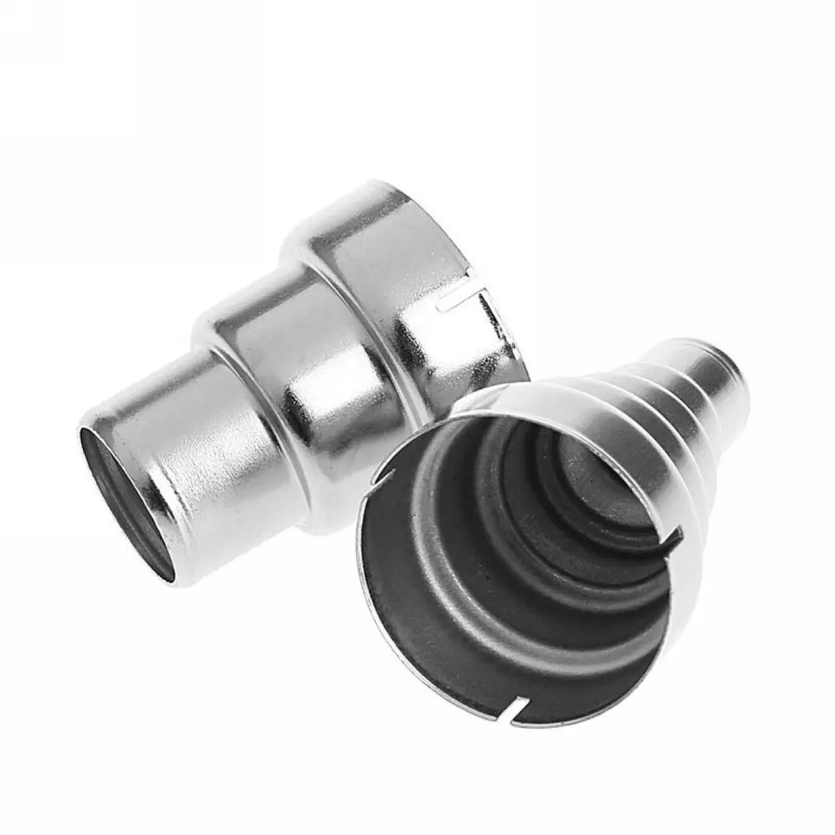 4Pcs Air Nozzles Electric Kit Accessories Industrial Tools Shrink Wrap Silver