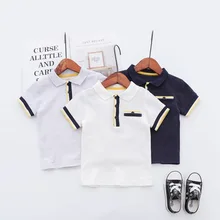 Fashion Summer Cotton Striped Baby Boys Short Sleeved T-shirt Patchwork Children Tees Kids Tops For Age 2-7 Years Old Fashion Summer Cotton Striped Baby Boys Short Sleeved T-shirt Patchwork Children Tees Kids Tops For Age 2-7 Years Old