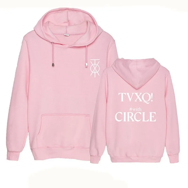 KPOP TOHOSHINKI men Hoodie sweatshirt TVXQ with CIRCLE unisex Pullover sweatshirts CONCERT WITH Men Jumper (2)