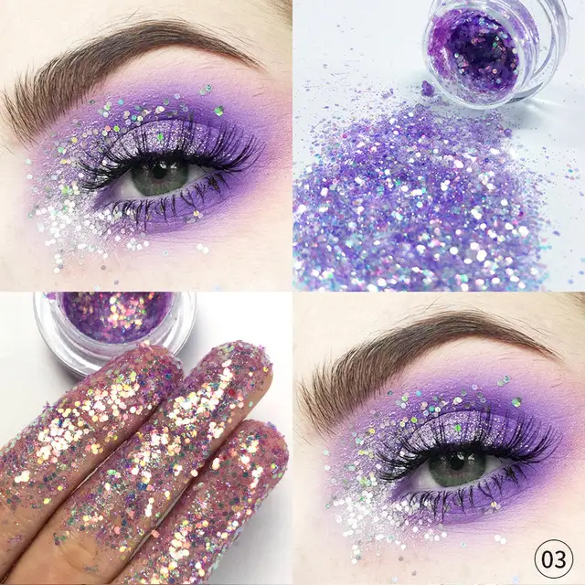 Festival Glitter Sequin Eyes Powder Star Makeup Shining Colorful