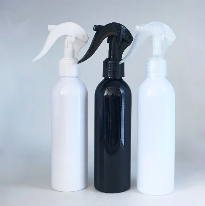 30pcs 200ml black/white small trigger spray plastic bottle