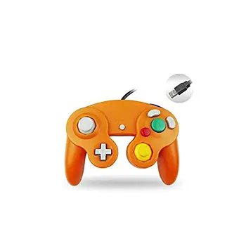 

Ruitroliker Classic USB Wired Controller Gamepad for PC and MAC NGC Orange