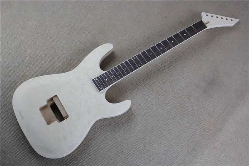

Unfinished Guitar Neck and body for ESP Replacement 24 Fret rosewood Fretboard