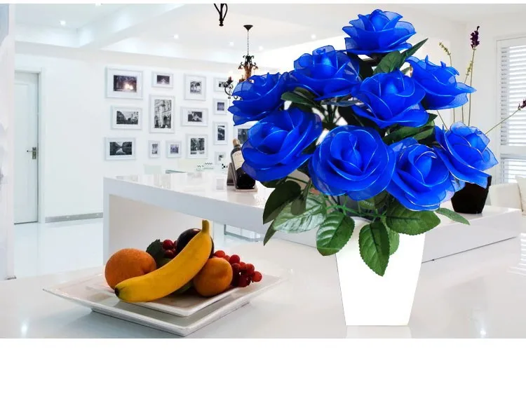 Set of 5: Vibrant Silk Flowers for Home and Wedding Decoration - DIY Nylon Stocking Material in 36 Colors