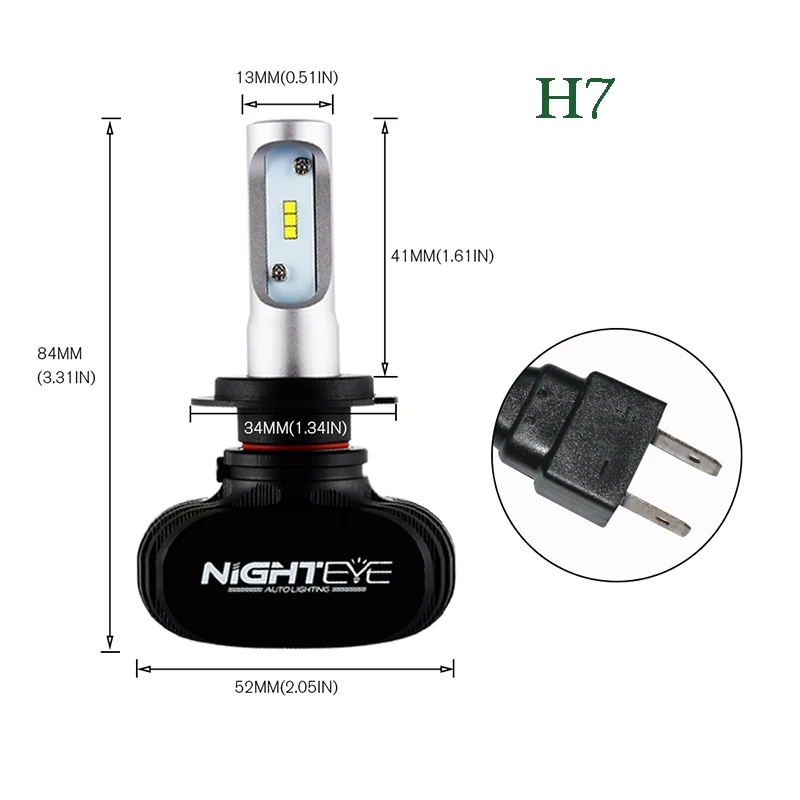 NIGHTEYE H4 H8 H7 H11 9005 9006 светодиодный автомобильный головной светильник 8000лм сеульские чипы CSP светодиодный головной светильник s все в одном головной светильник передний светильник