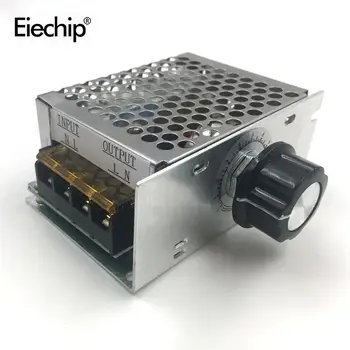 

AC 220V 4000W Voltage Regulator High Power SCR Dimmer Electronic Adjust Motor Speed Controller Volt Regulator Dimmer Thermostat