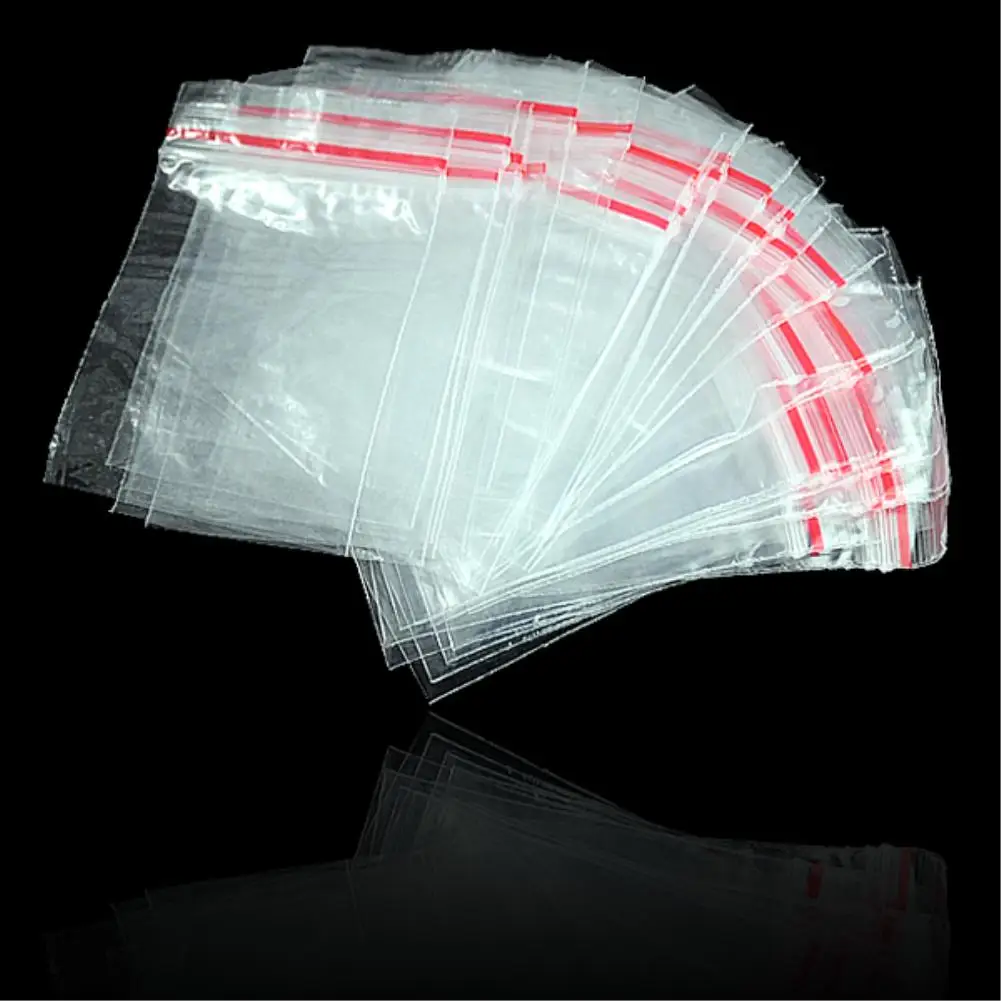 

WITUSE 20 x 30cm Jewelry Ziplock Zip Zipped Lock Reclosable Plastic Poly Clear Packaging Vacuum Bag 100pcs/lot Special Offer