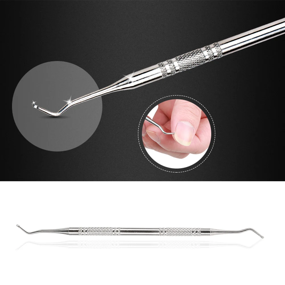 

Ingrown Toenails Lifter Double Sided Nails Correction Tool Nail Pusher Dead-skin Trimmer Nail Cuticle Remover Nail Tools Cleaner