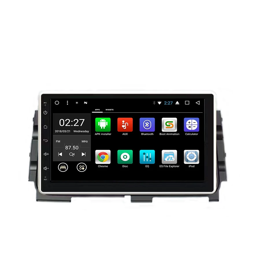 Clearance Asvegen Android 7.1 Quad Core Car Radio GPS Navigation Stereo Headunit WIFI 4G Media DVD Player For Nissan Kicks 2015 1