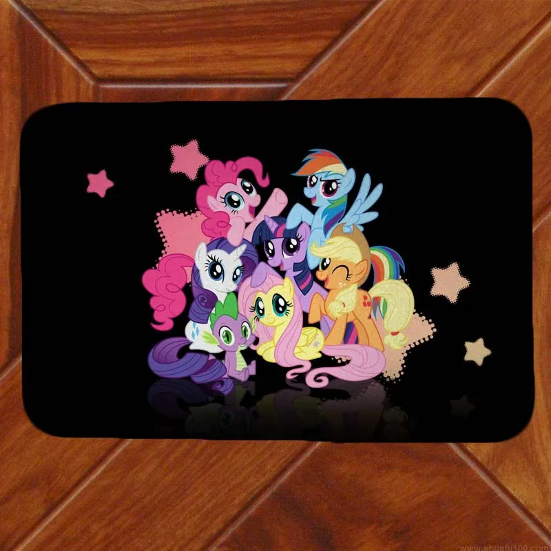

My Little Pony Rainbow Horse Floor Mat Carpet Decor Bedroom Doormat Anime Manga 001