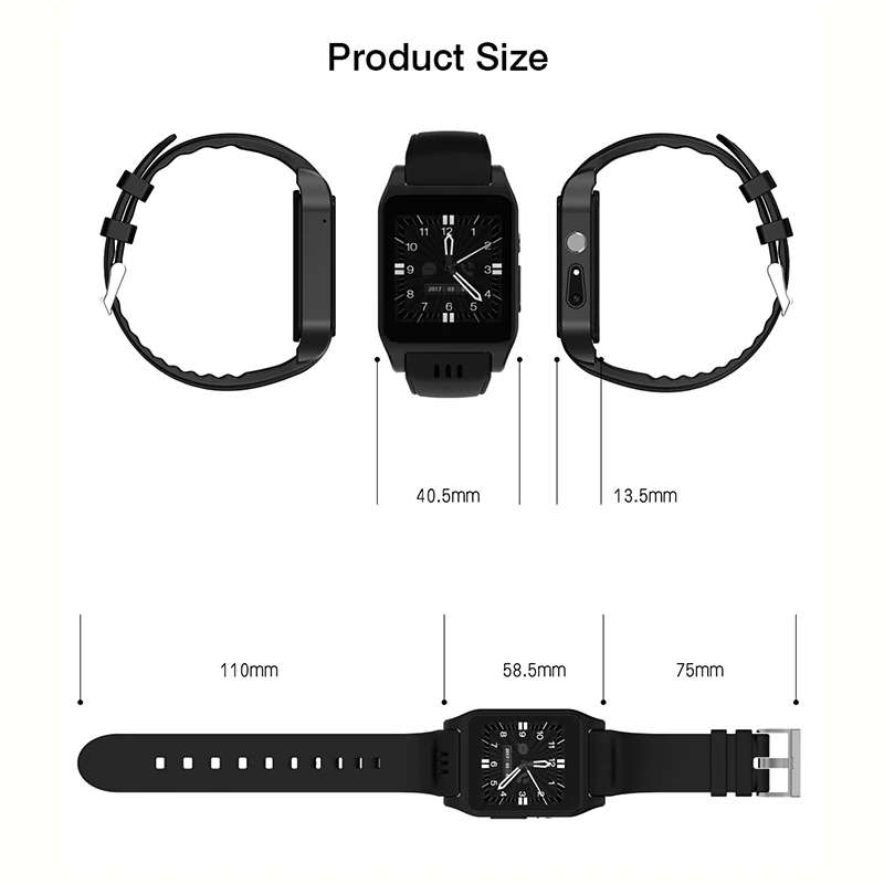 X68 Смарт часы HD камера SIM телефон браслет Bluetooth wifi Smartwatch человек с WhatsApp Facebook Twitter