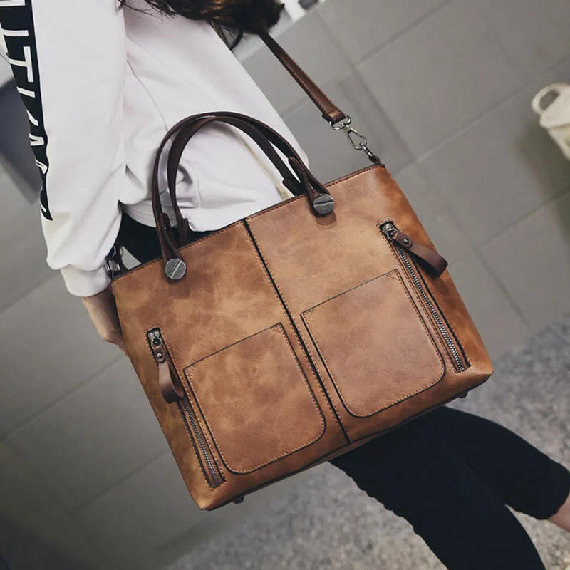Luxury font b Women b font Leather font b Handbag b font Red Retro Vintage font