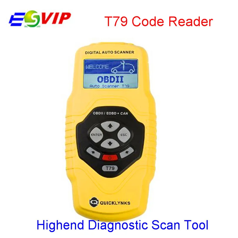 

5pcs/lot DHL Free Highend Diagnostic Scan Tool OBDII Auto Scanner T79 code reader