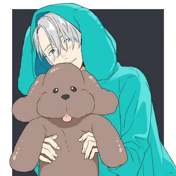 Новый домашний текстиль 2WT 2way квадратная Подушка Чехол Yuri On Ice Anime Victor Nikiforov & Makkachin