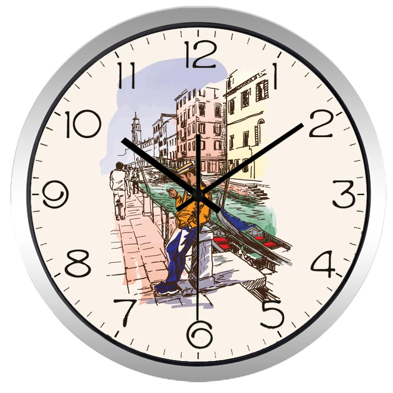 Винтажные настенные часы для гостиной Венеция Италия|living room wall clocks|wall clockroom clock |
